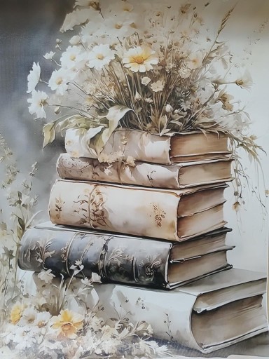 Zdjęcie oferty: Inspirujący plakat z motywem książek 30x40 Nowy