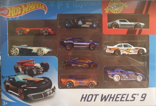 Zdjęcie oferty: ZESTAW AUTEK SAMOCHODZIKI HOT WHEELS 9 SZTUK