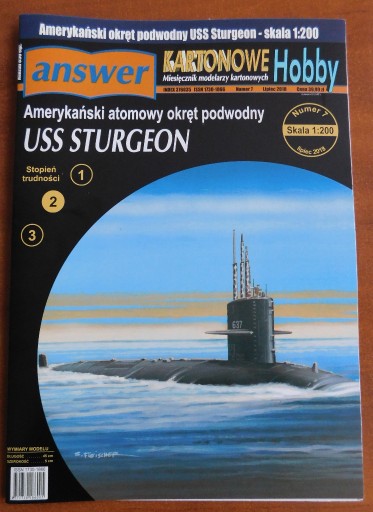 Zdjęcie oferty: USS Sturgeon (Wydawnictwo Answer) 7/2018