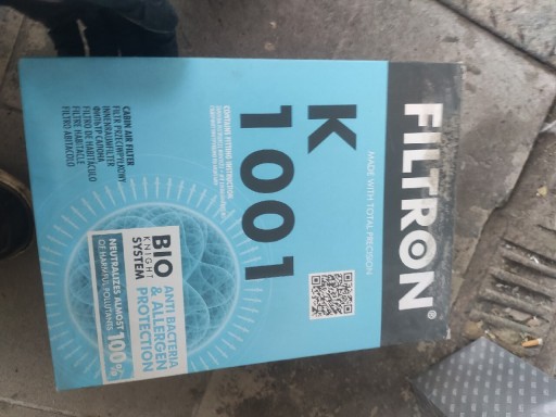 Zdjęcie oferty: Filtr kabinowy Filtron K1001