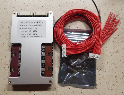 Zdjęcie oferty: BMS 14s 120A 51,8v max 480A z balanserem li-ion