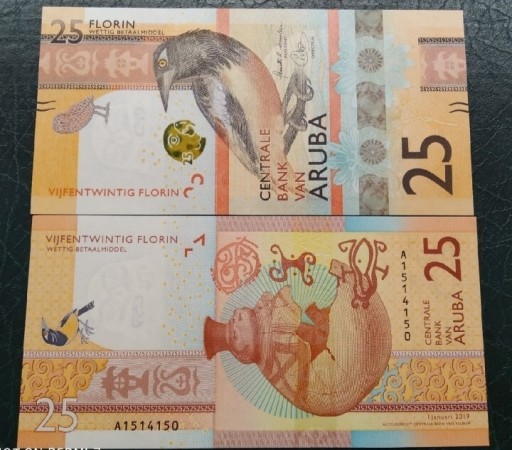 Zdjęcie oferty: ARUBA 25 florin 2019 UNC 