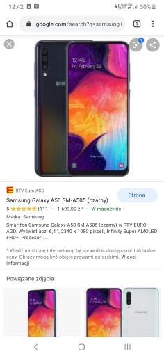 Zdjęcie oferty: Samsung Galaxy A 50