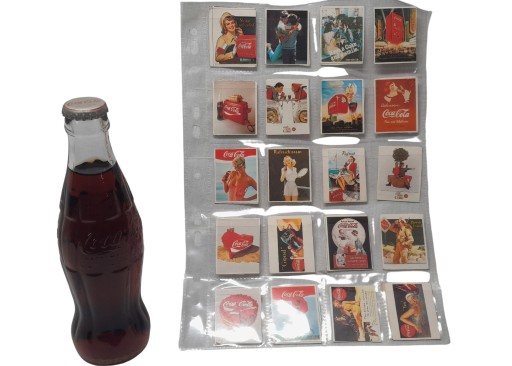 Zdjęcie oferty: Kolekcjonerska Coca-Cola + kartki 20 szt.