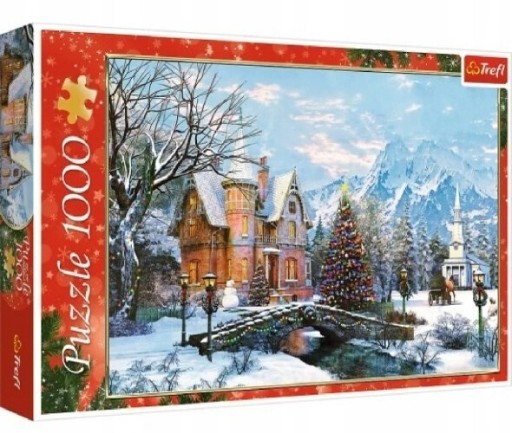 Zdjęcie oferty: Puzzle 1000 el Zimowy krajobraz trefl rodzinne