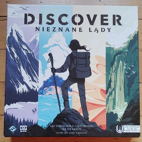 Zdjęcie oferty: DISCOVER. Nieznane lądy. Rozbudowana gra planszowa