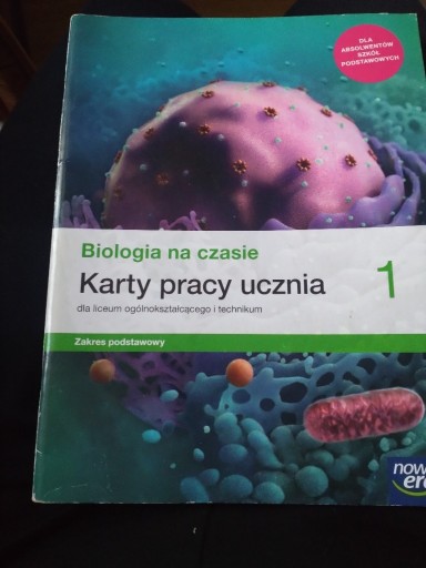 Zdjęcie oferty: Karty pracy Biologia klasa 1