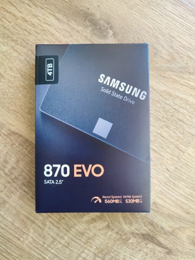 Zdjęcie oferty: Samsung 870 EVO 4TB. Dysk SSD 2,5''. Korea. Nowy.