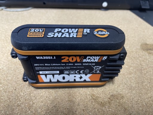 Zdjęcie oferty: Bateria WORX 20V 2Ah POWER SCHARE