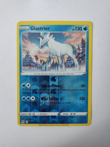 Zdjęcie oferty: Glastrier 051/196 reverse holo - Lost Origin