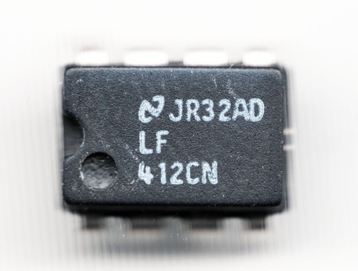 Zdjęcie oferty: LF412 Low Offset, Low Drift Dual JFET OP z zapasów