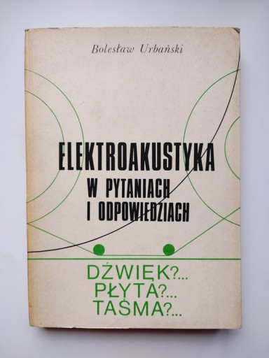 Zdjęcie oferty: Elektroakustyka - Bolesław Urbański