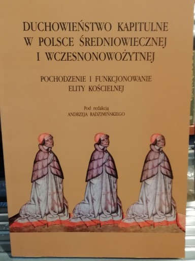 Zdjęcie oferty: Duchowieństwo kapitulne w Polsce średniowiecznej