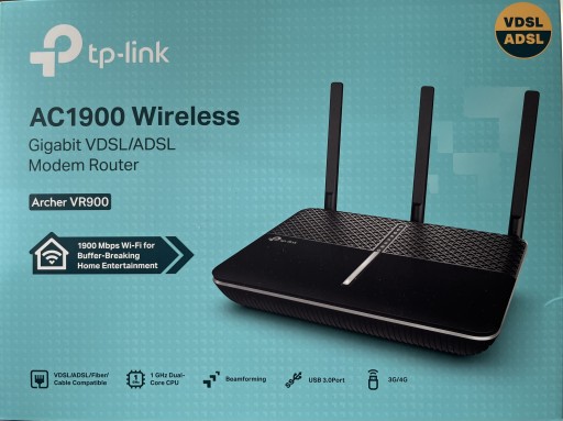 Zdjęcie oferty: Modem Router VDSL/ADSL TP-LINK Archer VR900 AC1900