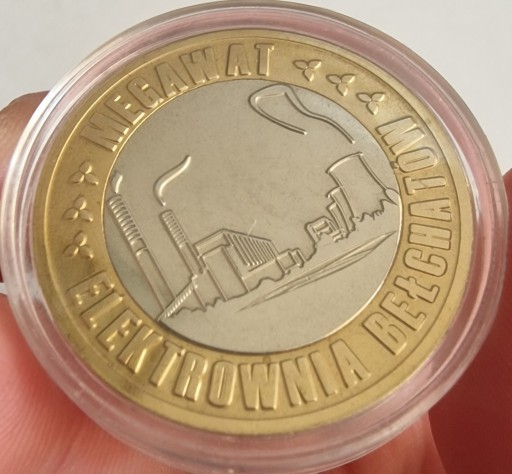 Zdjęcie oferty: Żeton medal numizmat 40 lat Elektrownia Bełchatów