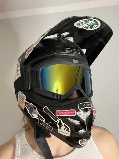 Zdjęcie oferty: GOGLE MOTOCYKLOWE CROSS MOTOR SKUTER ENDURO QUAD ATV GOKART HULAJNOGA ROWER