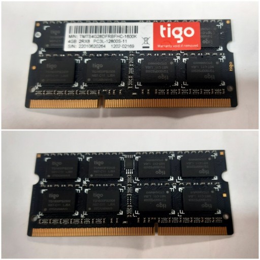 Zdjęcie oferty: Tigo SO-DIMM TMTS4G28DFRBFHC-1600K 4GB