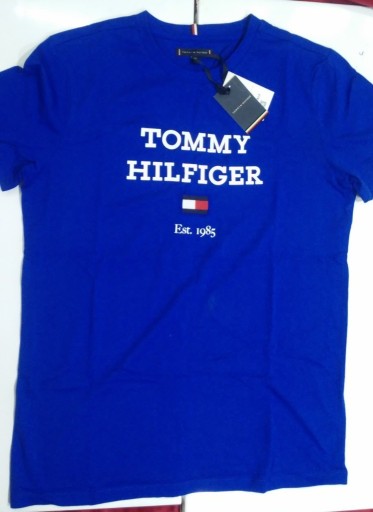 Zdjęcie oferty: KOSZULKA TOMMY HILFIGER NIEBIESKA SIZE S/XS 