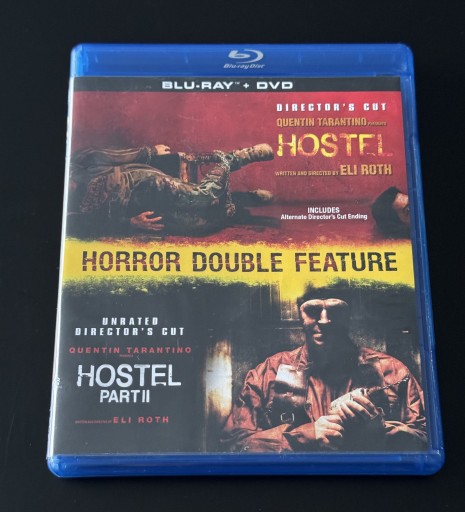Zdjęcie oferty: HOSTEL 1 i 2 Uncut Bluray + DVD Region A