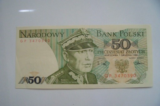 Zdjęcie oferty: BANKNOT 50 zł. 1988 r. seriaGP1988