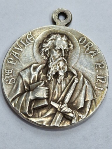 Zdjęcie oferty: Stary medalik św. Paweł 