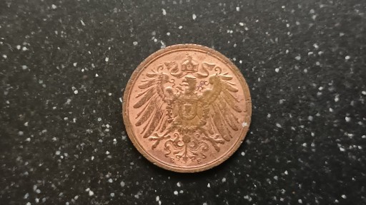 Zdjęcie oferty: 2 Pfennig Cesarstwo Niemcy 1910,E.Brąz,Patyna