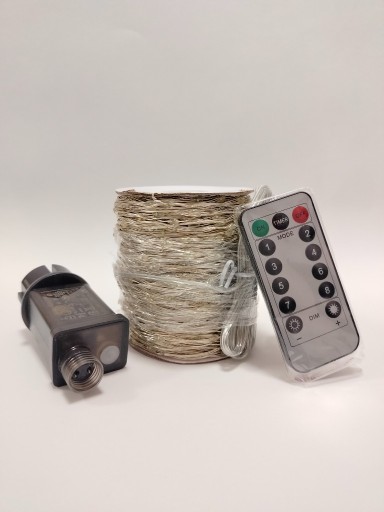 Zdjęcie oferty: Lampki Druciki LED 200m biały zimny dekoracja oświetlenie do ogrodu, wnętrz