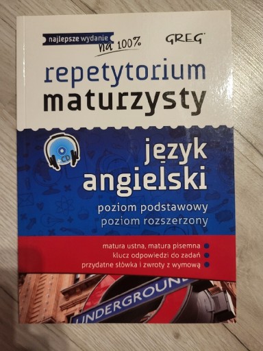 Zdjęcie oferty: REPETYTORIUM MATURZYSTY JĘZYK ANGIELSKI GREG