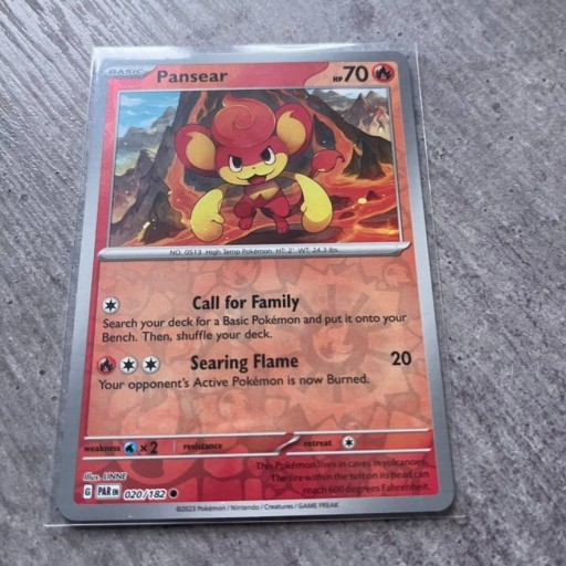 Zdjęcie oferty: Karta Pokemon Reverse Holo Pansear 020 PAR