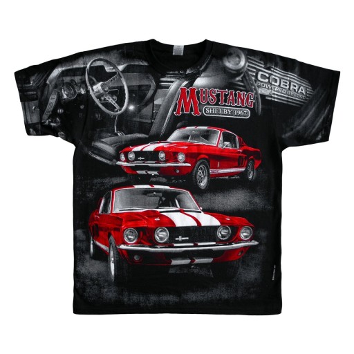 Zdjęcie oferty: Koszulka all Print "Mustang Shelby" Xl