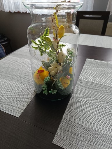 Zdjęcie oferty: Stroik świąteczny, wazon z motywem wielkanocnym 