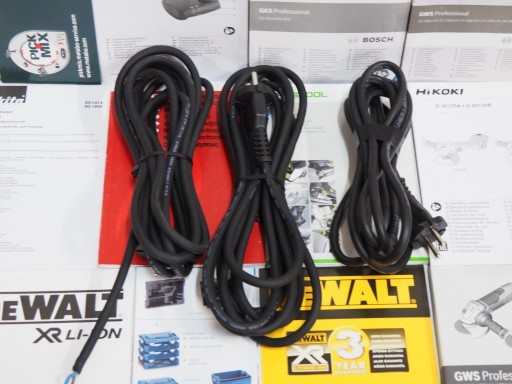 Zdjęcie oferty: DEWALT kabel 3m x8mm przewod szlifierka młot pila