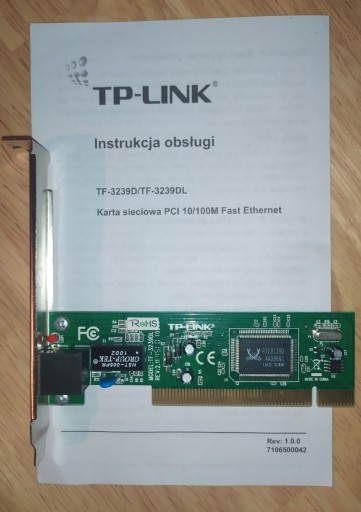 Zdjęcie oferty: Karta sieciowa TP-LINK TF-3239DL