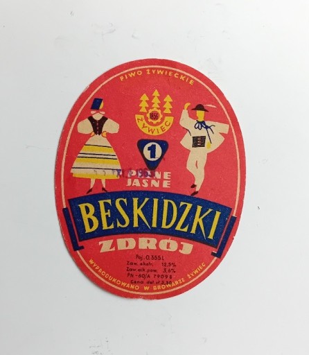 Zdjęcie oferty: Etykieta piwa z Żywca
