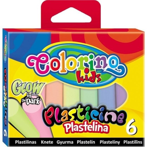 Zdjęcie oferty: COLORINO - PLASTELINA GLOW IN THE DARK