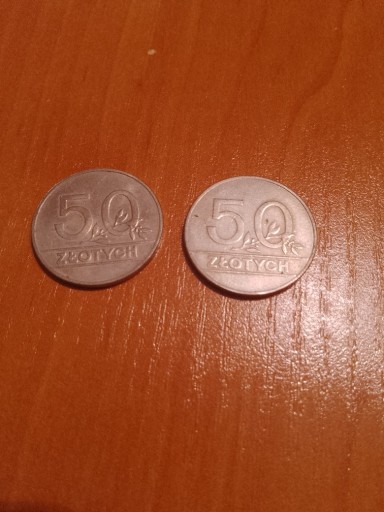 Zdjęcie oferty: Monety 50 złotych z 1990 roku