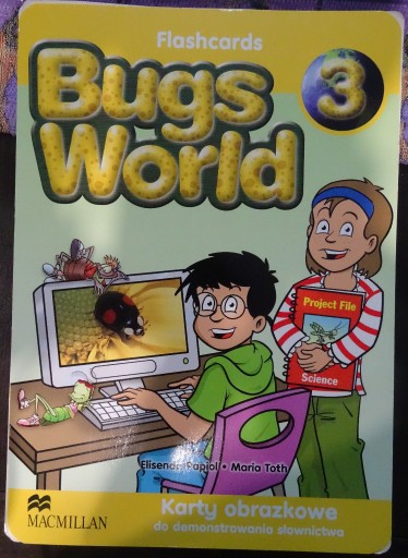 Zdjęcie oferty: Bugs World 3 flashcards karty obrazkowe kl 3,71szt