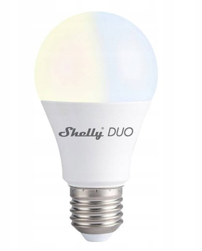 Zdjęcie oferty: Shelly Duo E27 żarówka LED biały ciepły zimny
