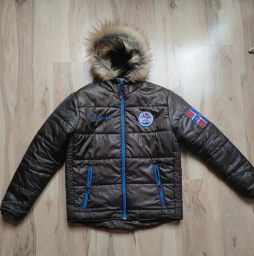 Zdjęcie oferty: Nebulus męska kurtka zimowa M L logo pikowana 