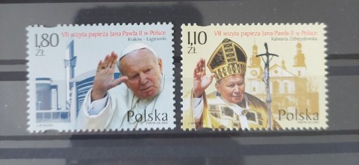Zdjęcie oferty: Fi 3834-35** VII wizyta papieża J.P.II w Polsce
