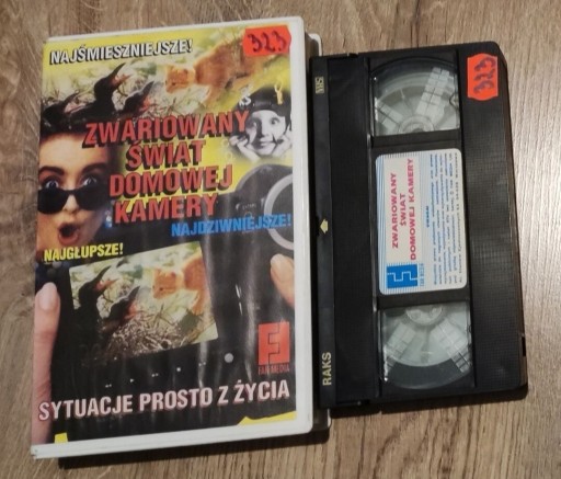 Zdjęcie oferty: ZWARIOWANY ŚWIAT DOMOWEJ KAMERY ! Kaseta VHS video