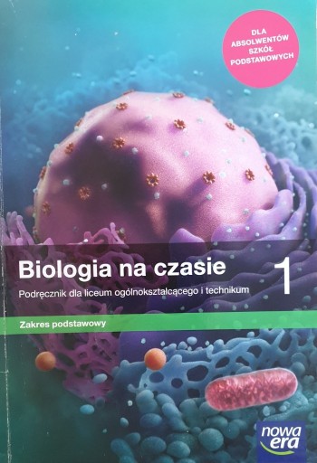 Zdjęcie oferty: Biologia na czasie 1. Podręcznik Zakres podstawowy