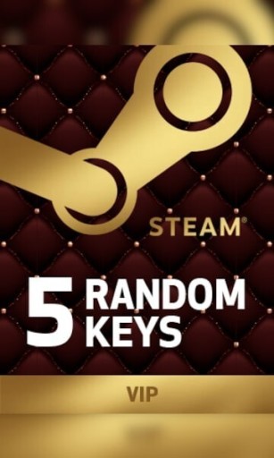 Zdjęcie oferty: Pięć losowych kluczy VIP Steam. 