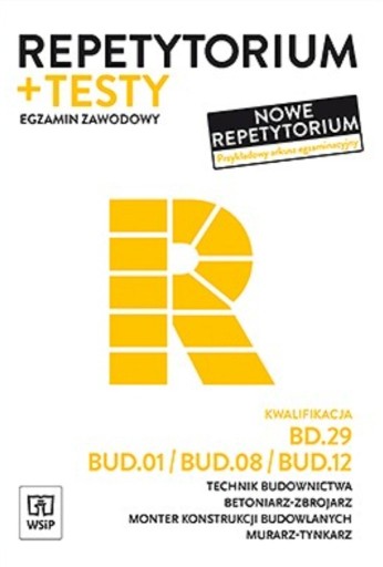 Zdjęcie oferty: Repetytorium+TESTY BD.29 / BUD.01/BUD.08 / BUD. 12