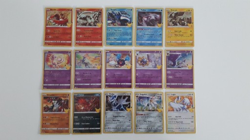 Zdjęcie oferty: Pokemon TCG Celebrations - 15 kart (Mew, Solgaleo)