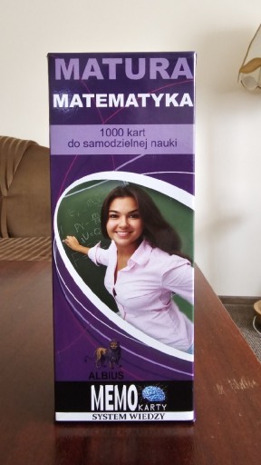 Zdjęcie oferty: Matura z matematyki 1000 kart fiszki
