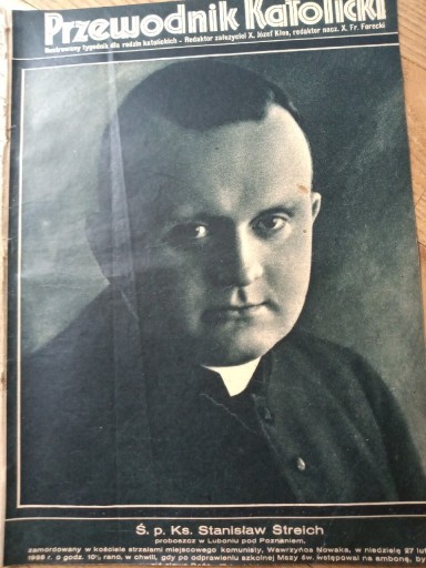 Zdjęcie oferty: Przewodnik katolicki 1938 numer nieznany 16 stron