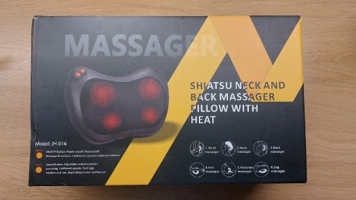 Zdjęcie oferty: Masażer rozgrzewający do ciała poduszka masująca z kablem i wtyczką do auta