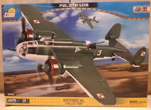 Zdjęcie oferty: Klocki COBI - 5532 - PZL.37B Łoś - nowe - UNIKAT