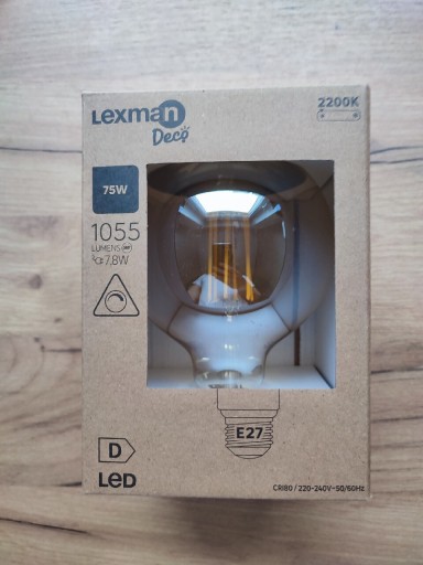 Zdjęcie oferty: Żarówka LED Lexman 1055 Lumens 2200 K.